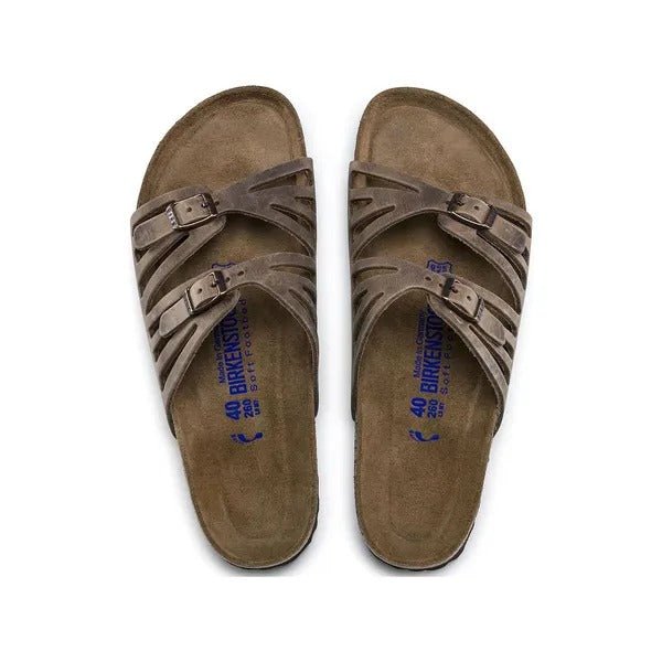 Granada | Soft Footbed | Oiled Leather | Tobacco - sandals - Birkenstock