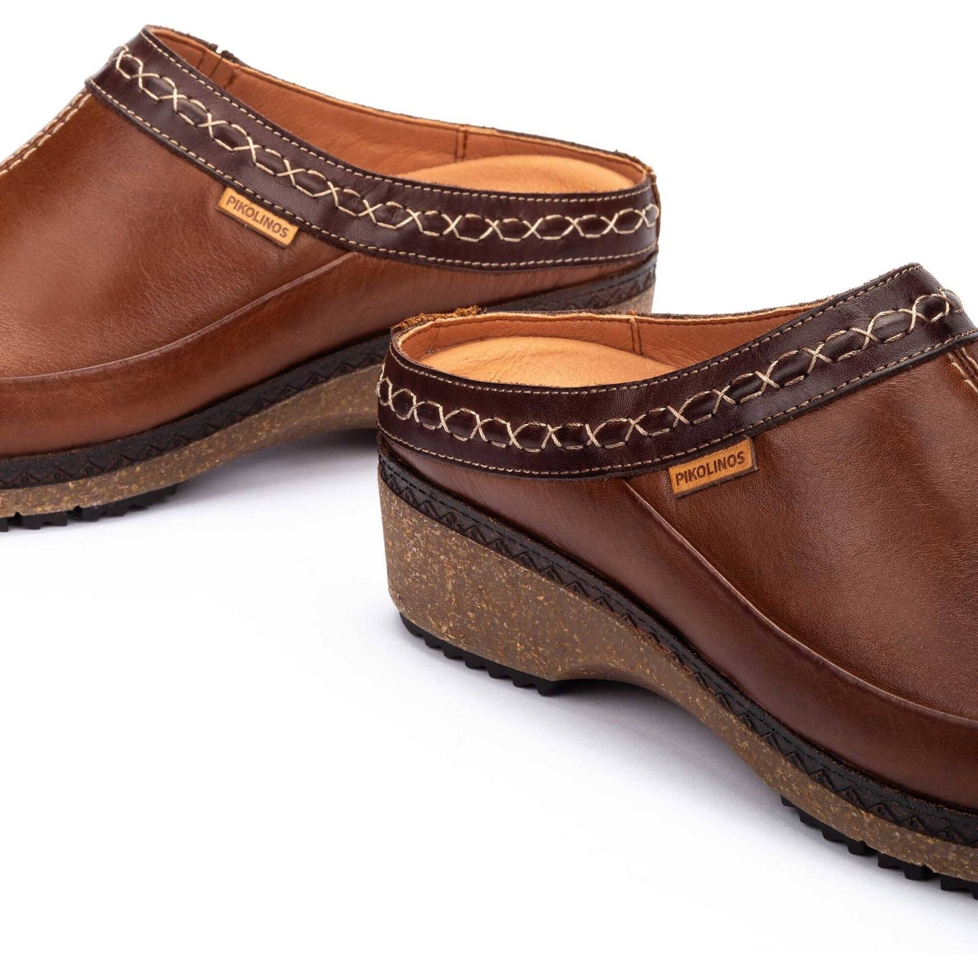 Granada Stitch Clog | Leather | Cuero - clog - Pikolinos