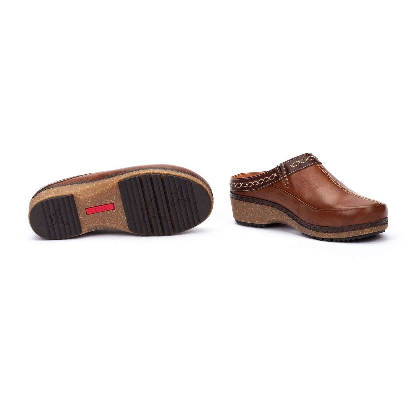 Granada Stitch Clog | Leather | Cuero - clog - Pikolinos