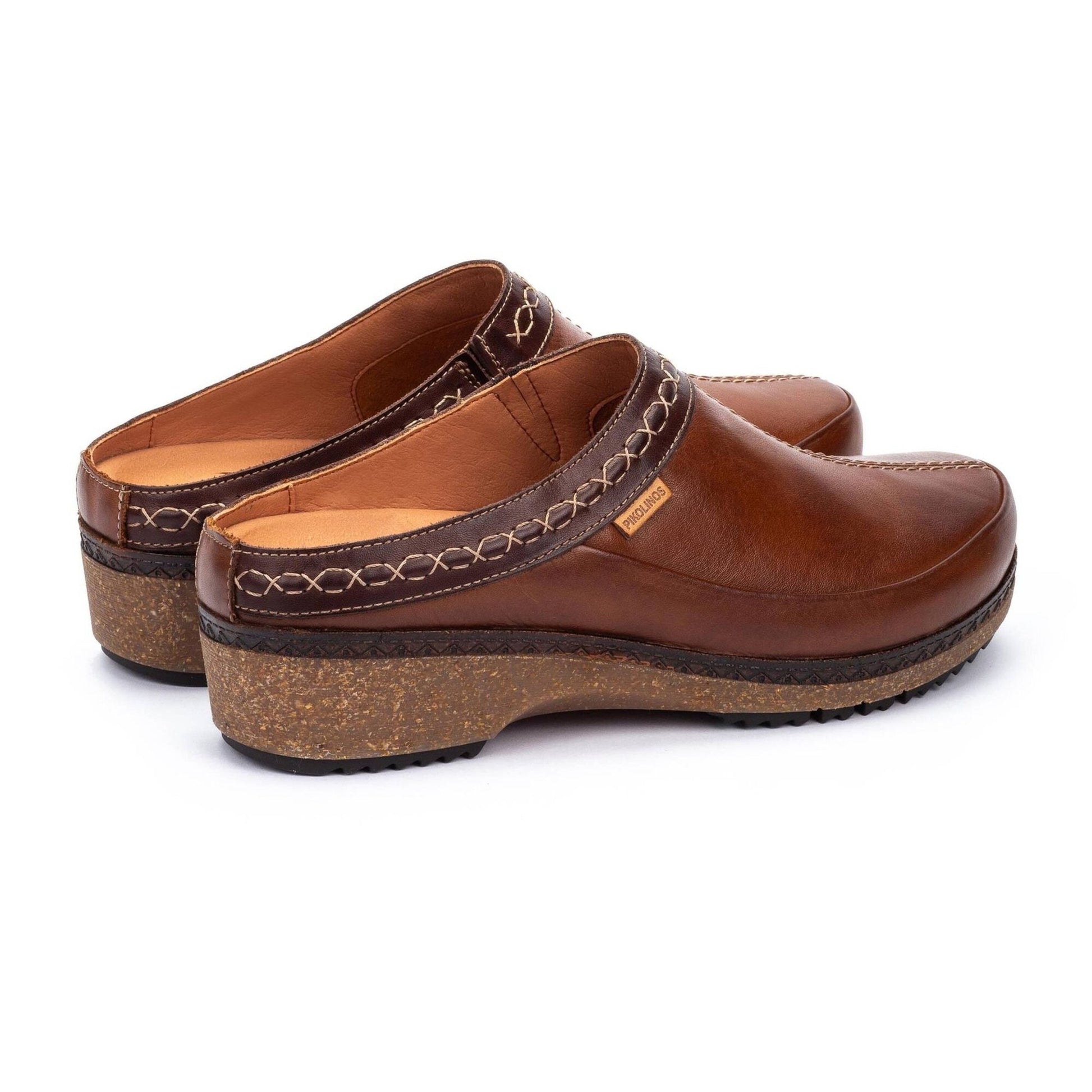 Granada Stitch Clog | Leather | Cuero - clog - Pikolinos