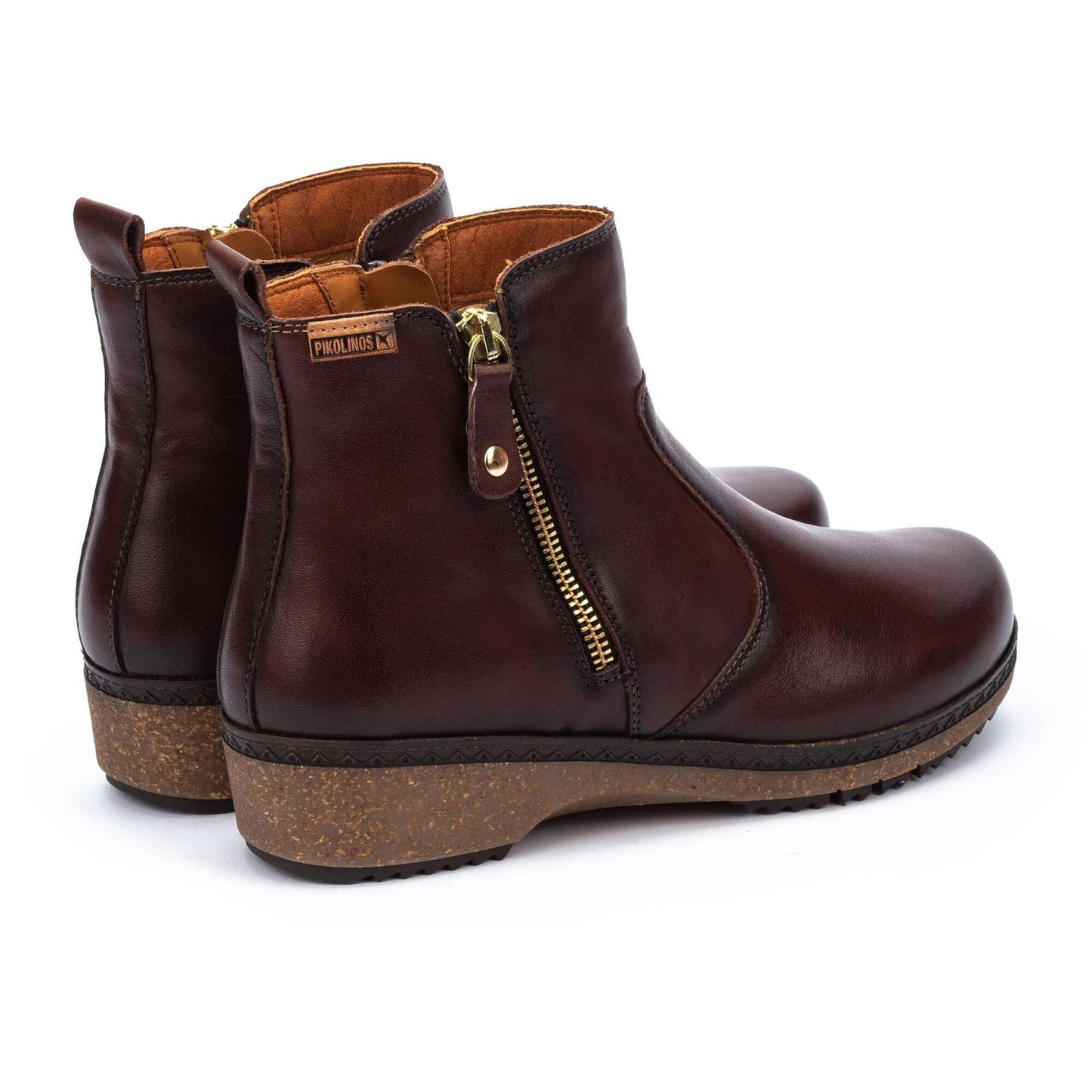 Granada Zip Boot | Leather | Caoba - Boot - Pikolinos