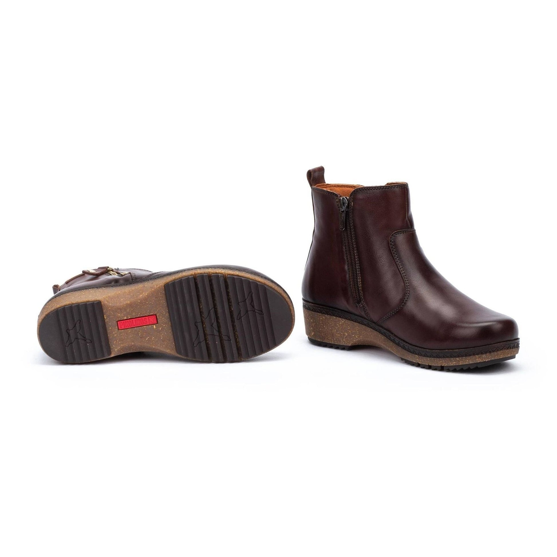 Granada Zip Boot | Leather | Caoba - Boot - Pikolinos