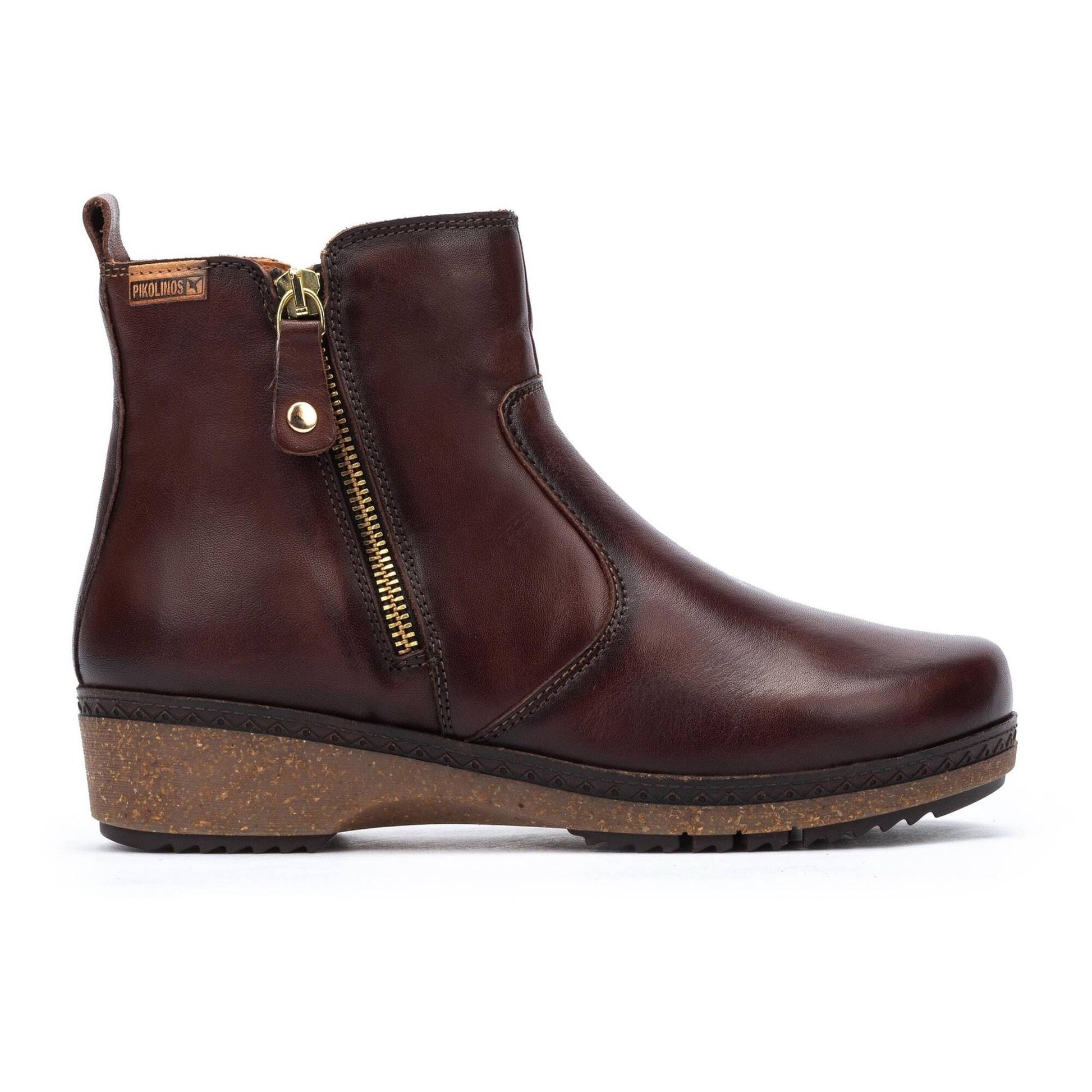 Granada Zip Boot | Leather | Caoba - Boot - Pikolinos