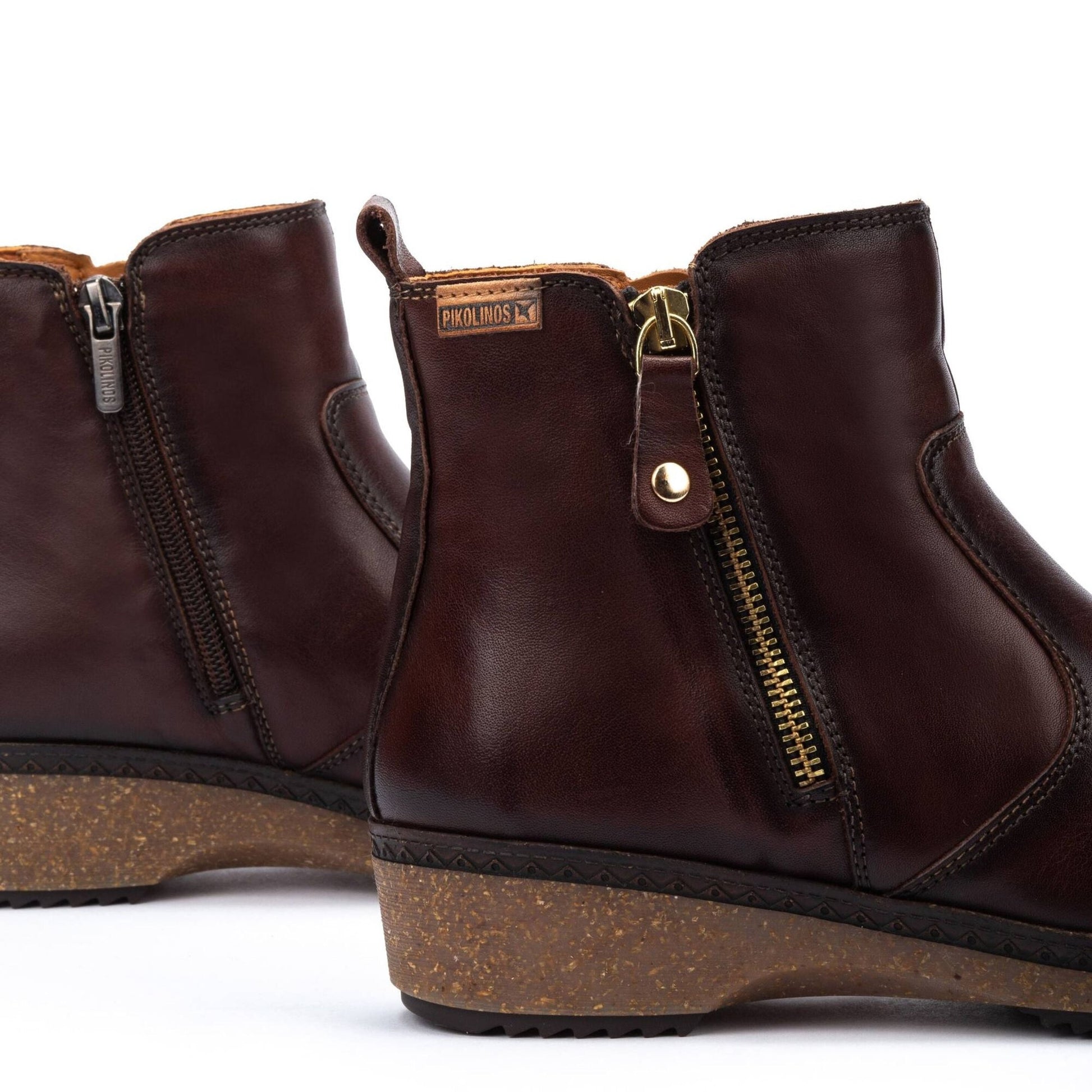 Granada Zip Boot | Leather | Caoba - Boot - Pikolinos