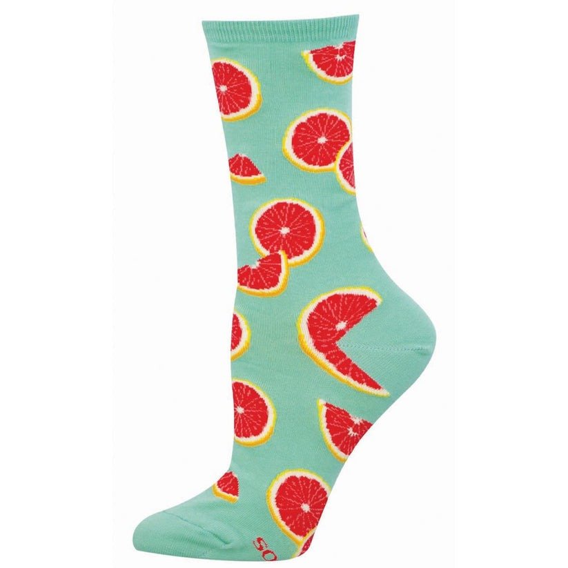Grapefruit Goodness | Women | Mint - socks - Socksmith