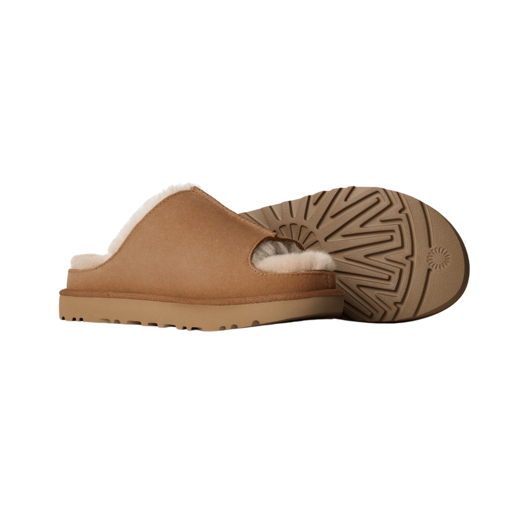 Greenport Slide | Women | Sheepskin | Chestnut - Sandals - UGG