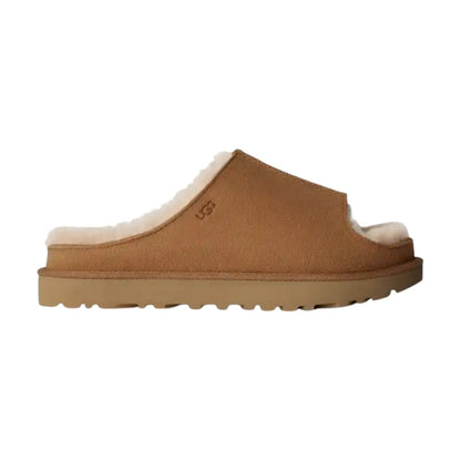 Greenport Slide | Women | Suede/Sheepskin | Chestnut - Slipper - UGG