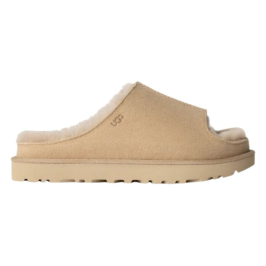Greenport Slide | Women | Suede/Sheepskin | Sand - Slipper - UGG