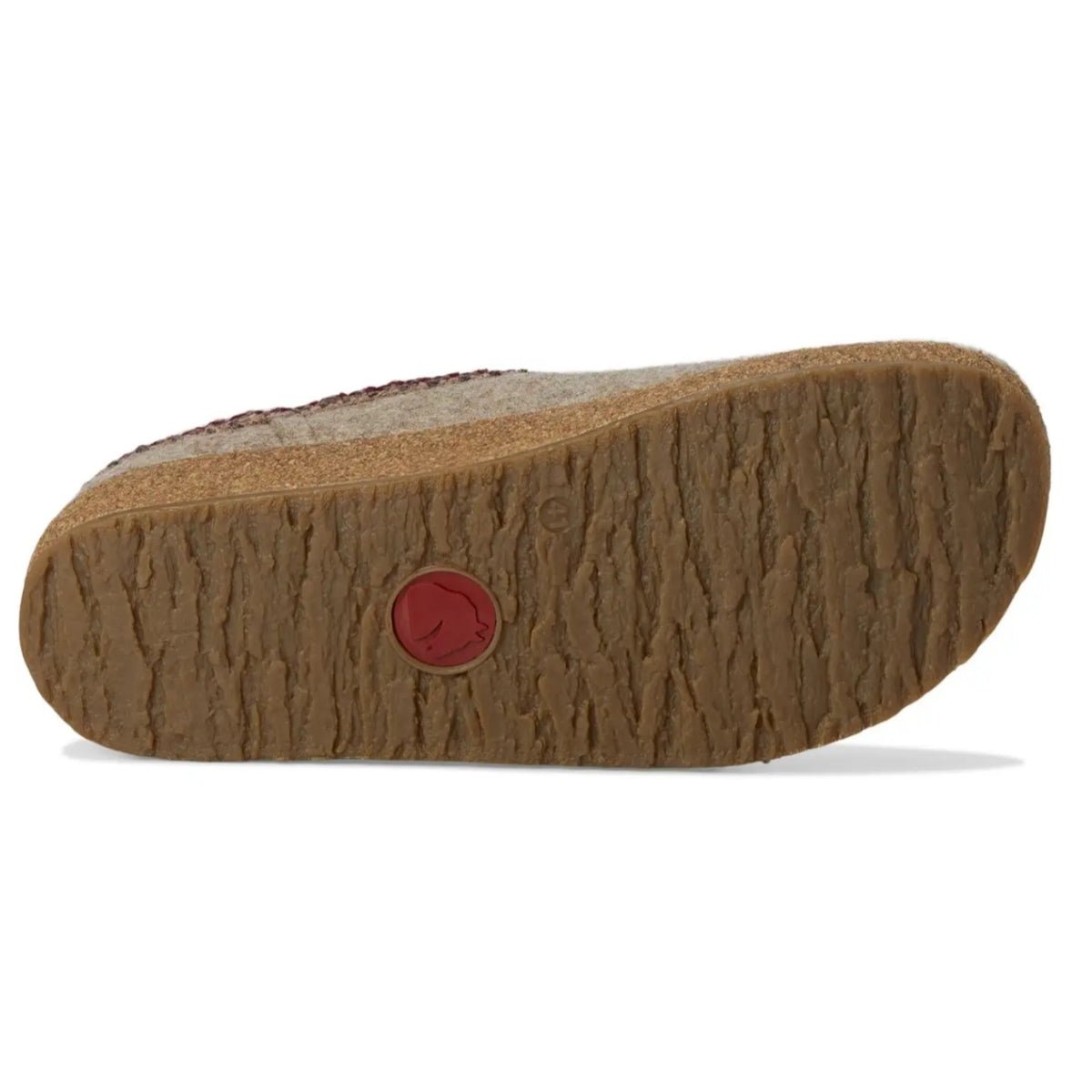 Grizzly Zig Zag Heel GZH | Wool | Beige - Slipper - Haflinger