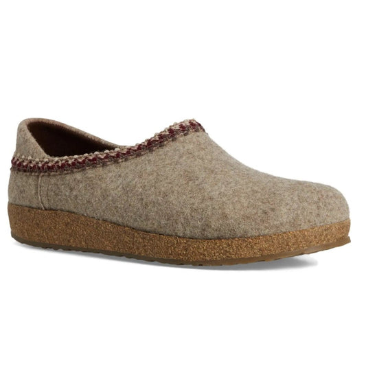 Grizzly Zig Zag Heel GZH | Wool | Beige - Slipper - Haflinger