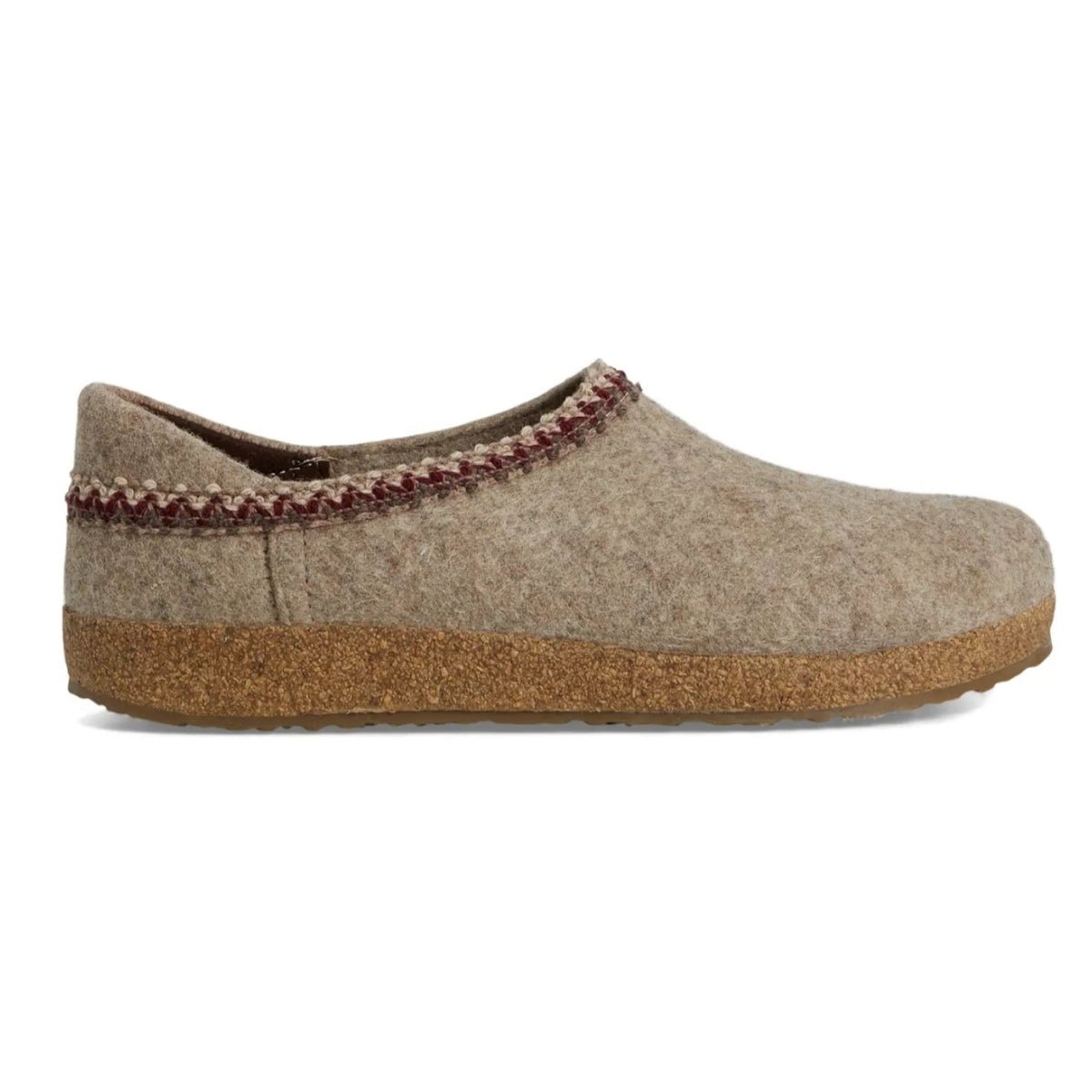 Grizzly Zig Zag Heel GZH | Wool | Beige - Slipper - Haflinger