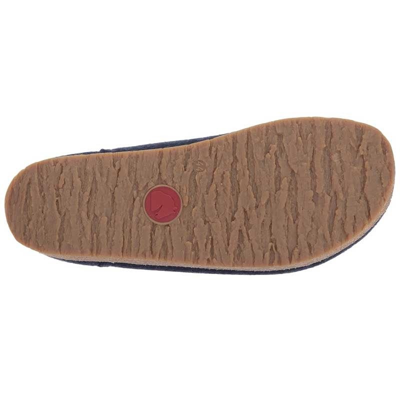 Grizzly Zig Zag | Wool | Captain Blue - Slipper - Haflinger