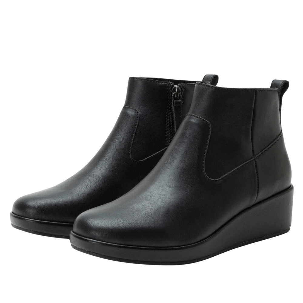 Hadi | Leather | Black - Boot - Alegria