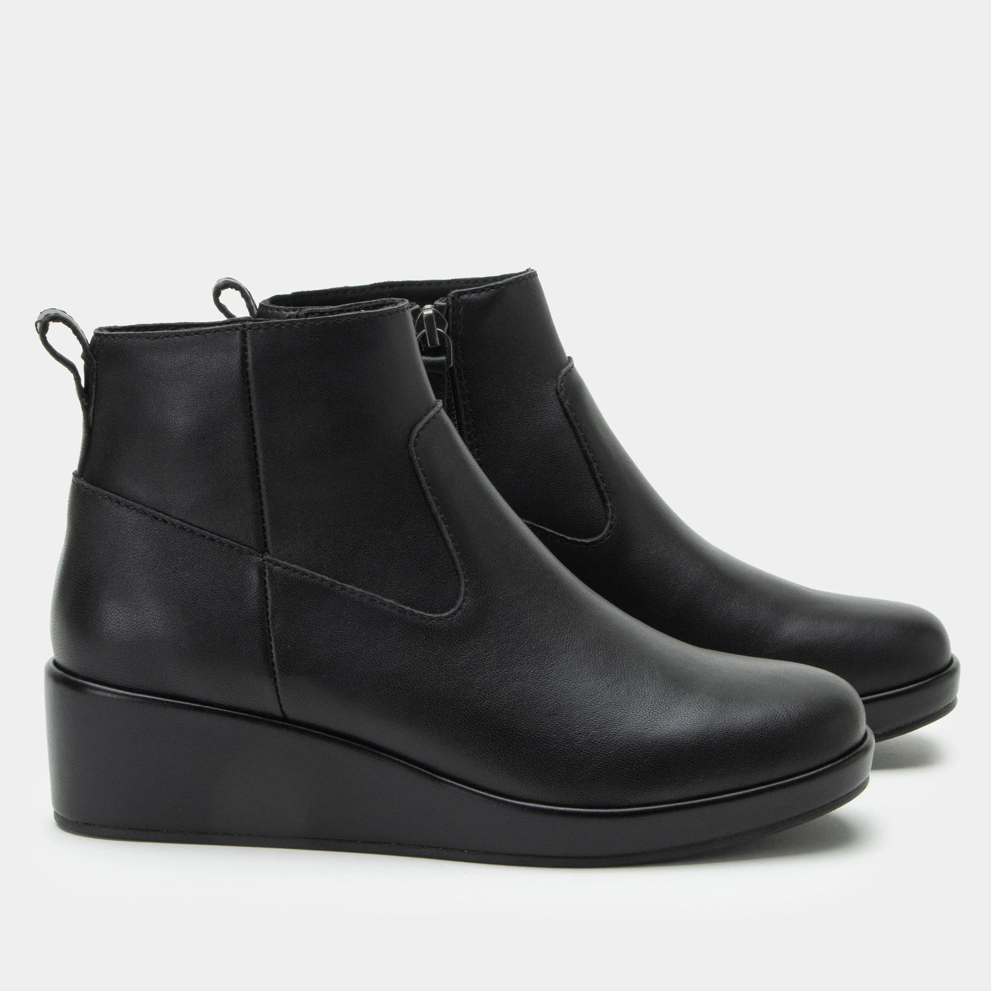 Hadi | Leather | Black - Boot - Alegria