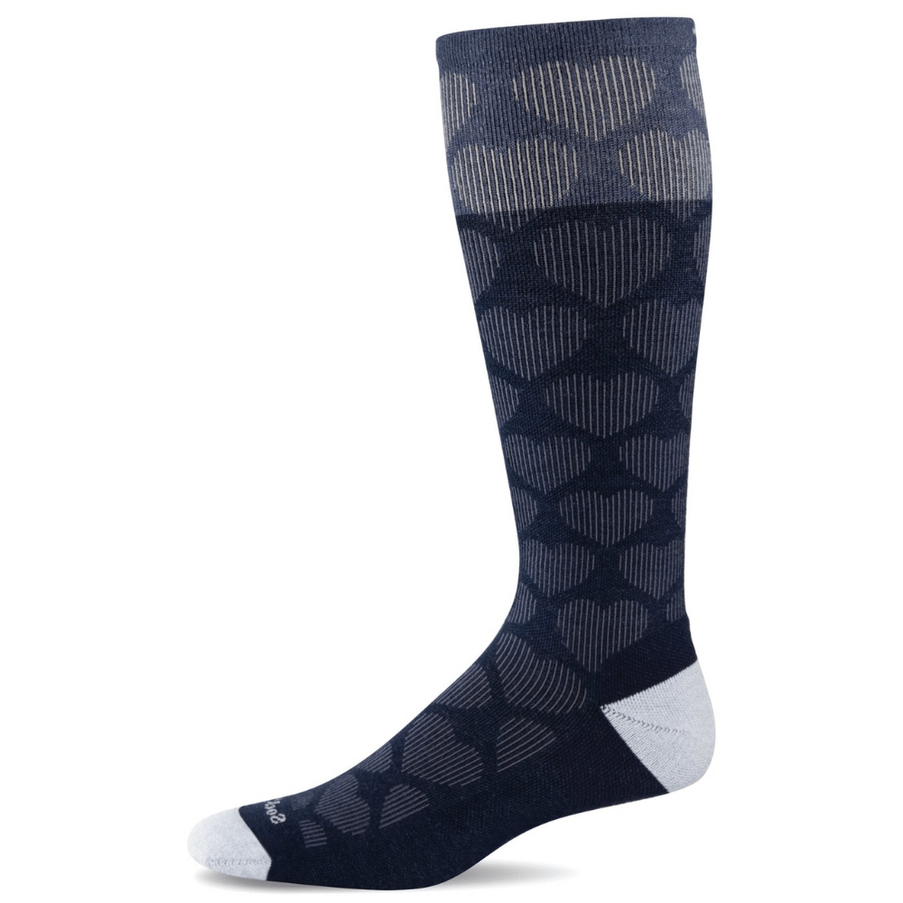 Heart Throb | Compression | Women | Navy - Socks - Sockwell