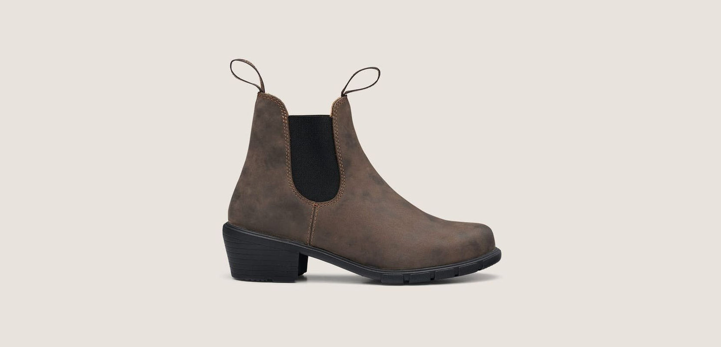 Heeled Boot | Women | Rustic Brown #1677 - Boot - Blundstone