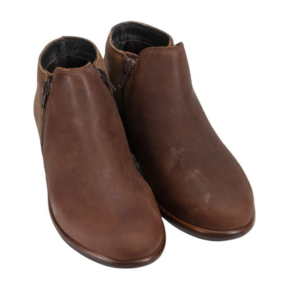 Helm | Leather/Suede | Soft Cognac/Antique Brown - Boot - Naot