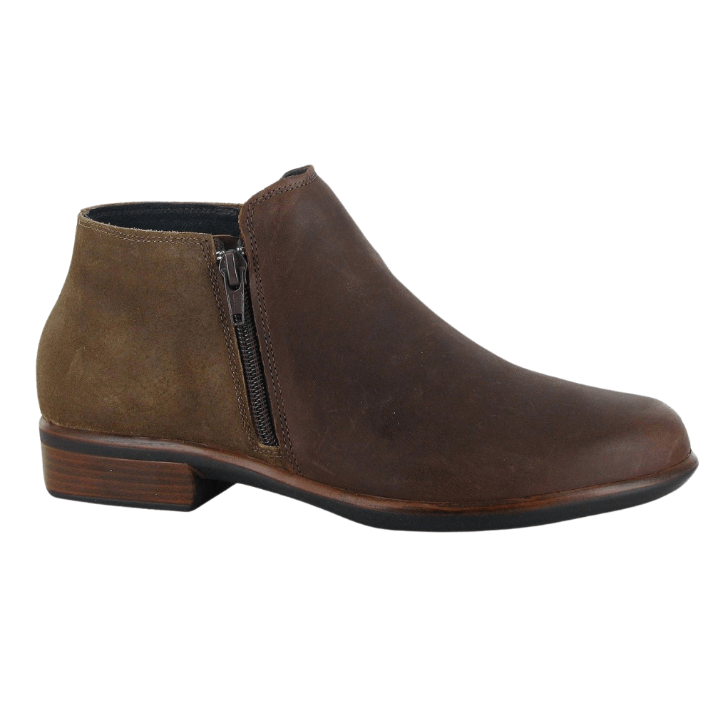 Helm | Leather/Suede | Soft Cognac/Antique Brown - Boot - Naot