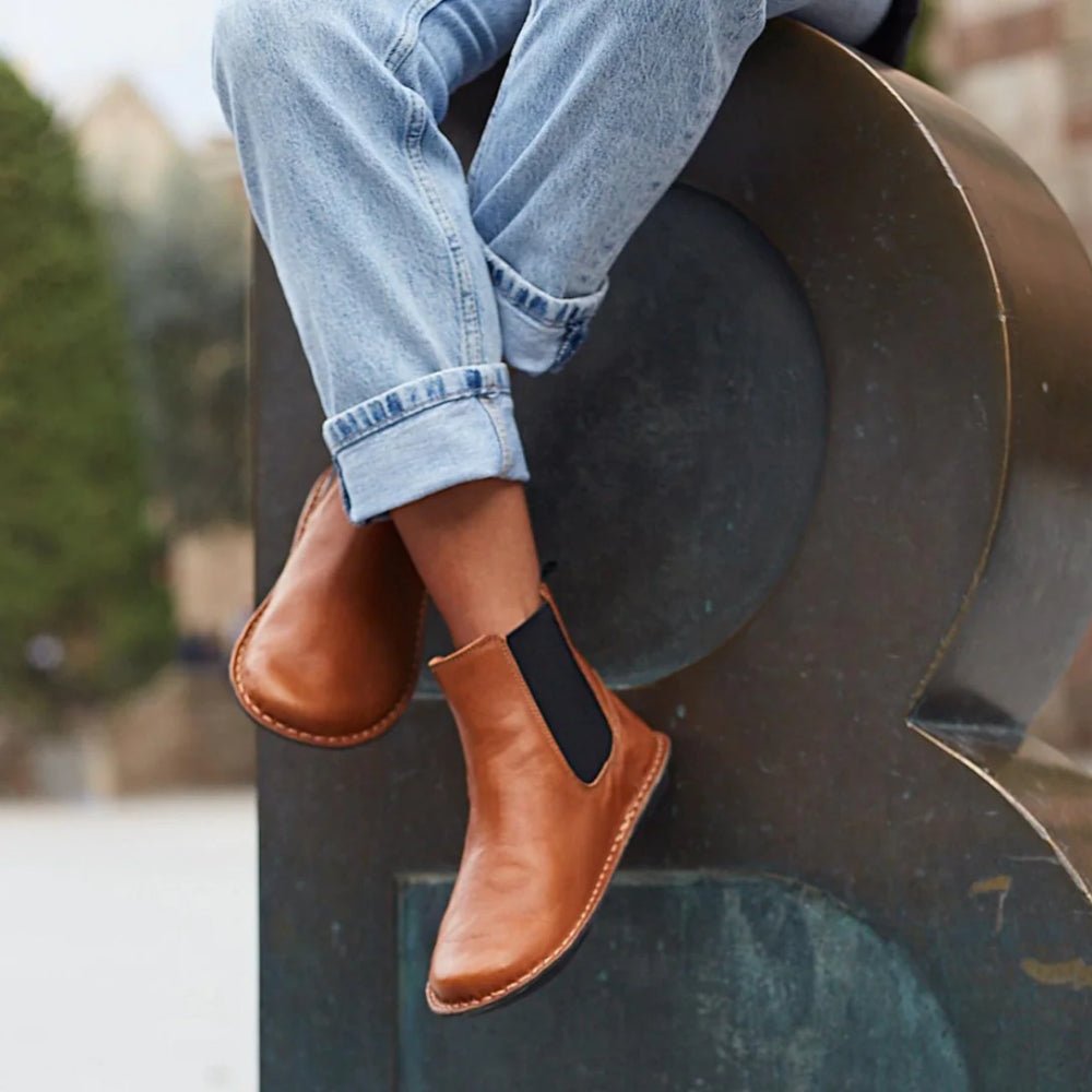 Helsinki | Leather | Cognac - Boot - VIBAe