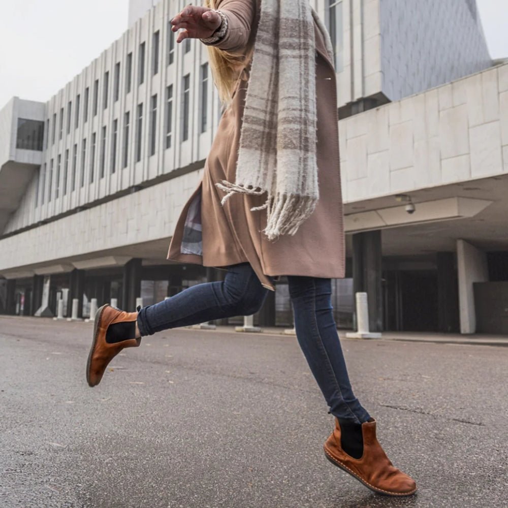 Helsinki | Leather | Cognac - Boot - VIBAe