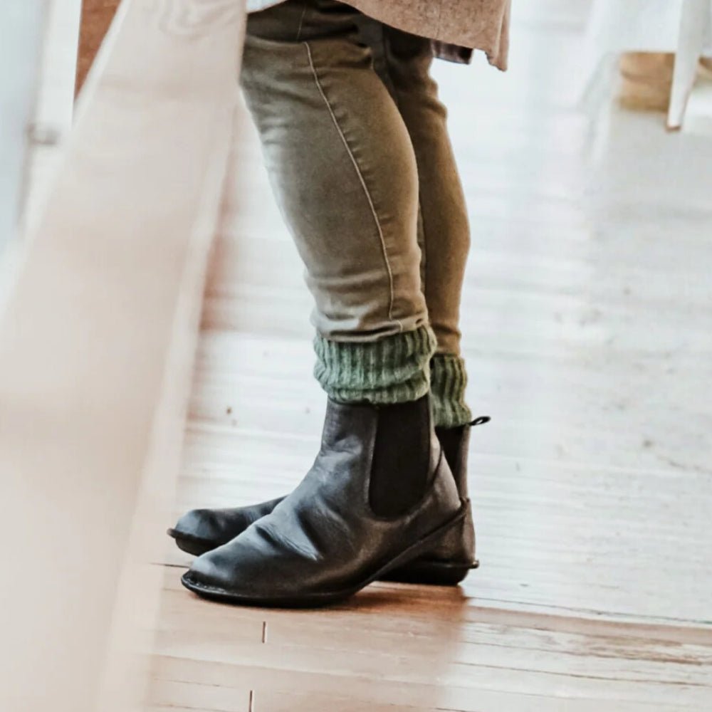 Helsinki | Leather | Preto Black - Boot - VIBAe