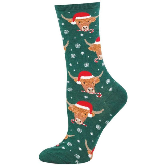 Highland Holidays | Women | Green - socks - Socksmith