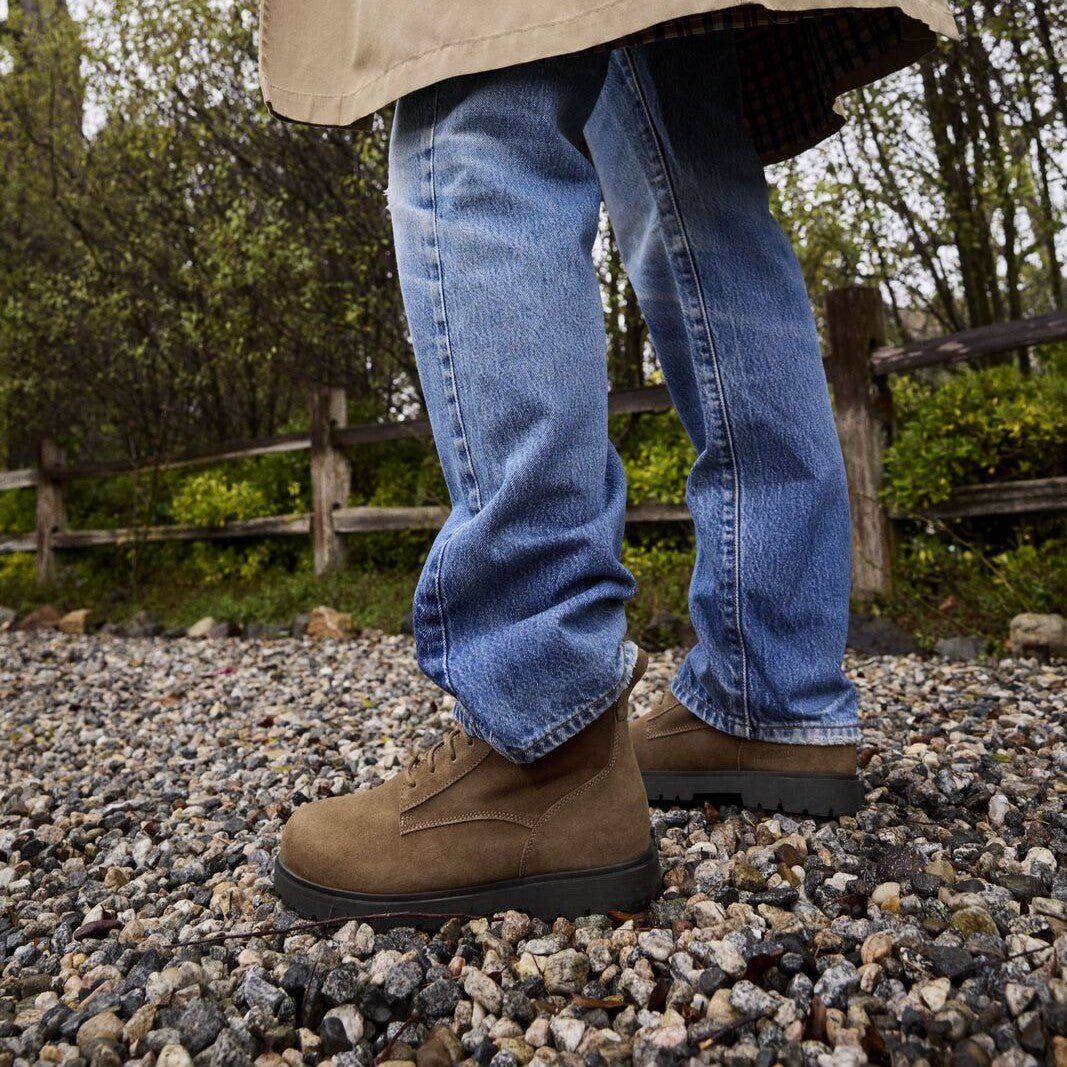 Highwood Lace Mid | Men | Suede | Dark Tea - Boot - Birkenstock