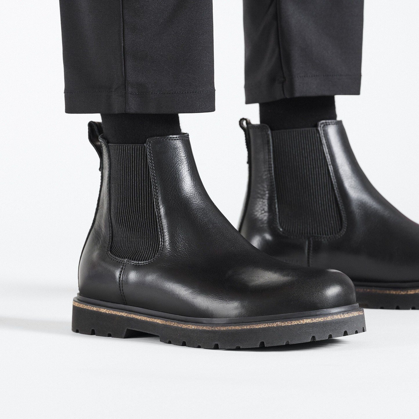 Highwood Slip On | Men | Leather | Black - Boot - Birkenstock