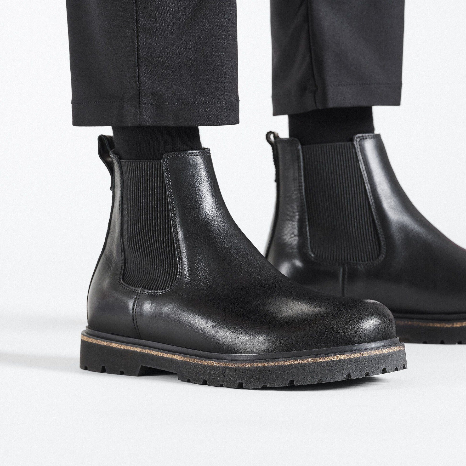 Highwood Slip On | Men | Leather | Black - Boot - Birkenstock