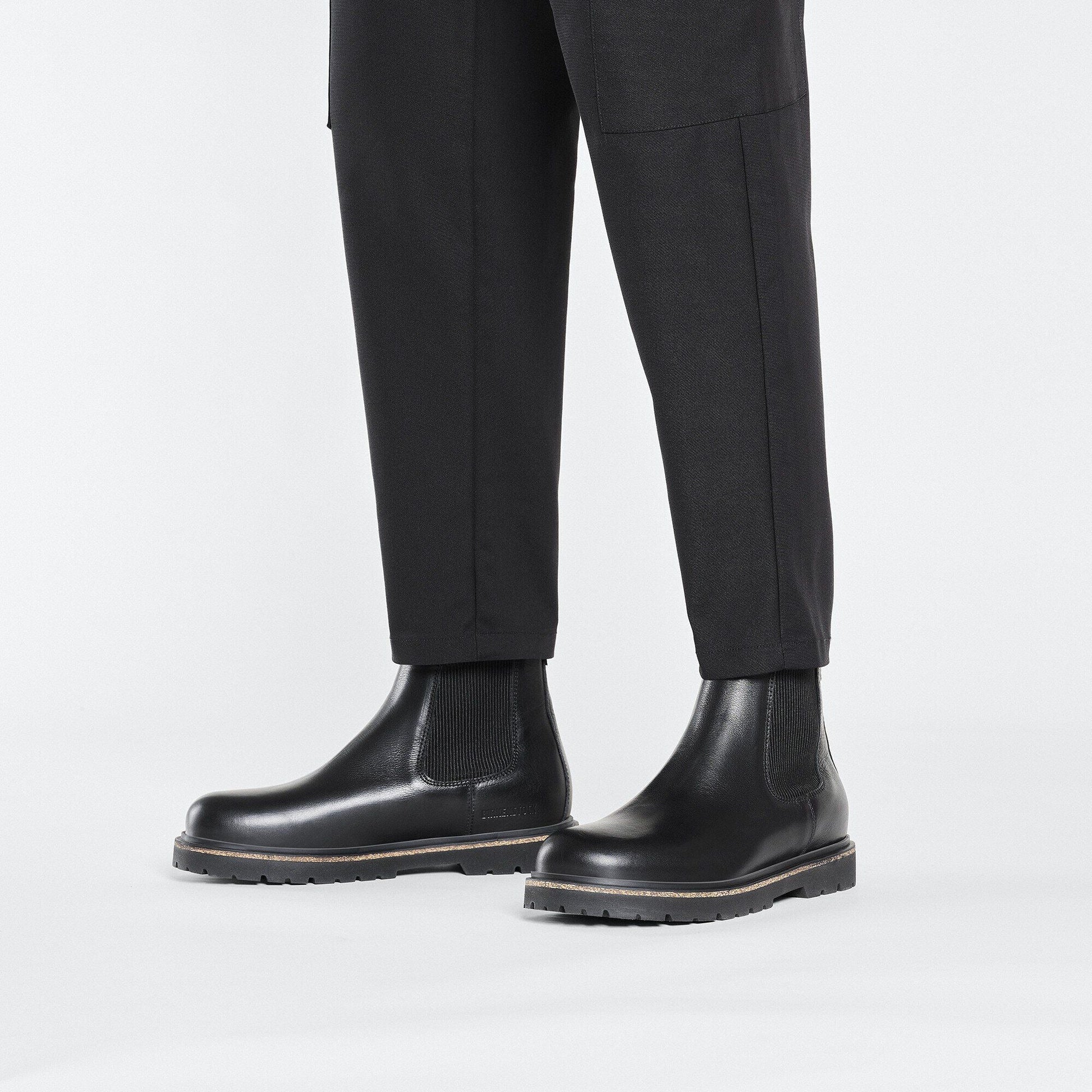 Highwood Slip On | Men | Leather | Black - Boot - Birkenstock