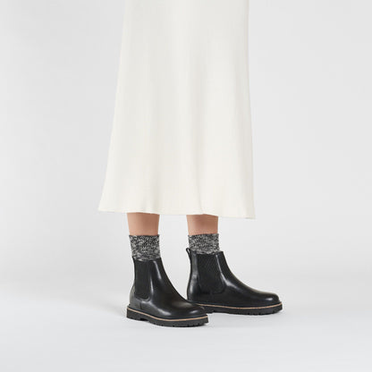 Highwood Slip On | Women | Leather | Black - Boot - Birkenstock