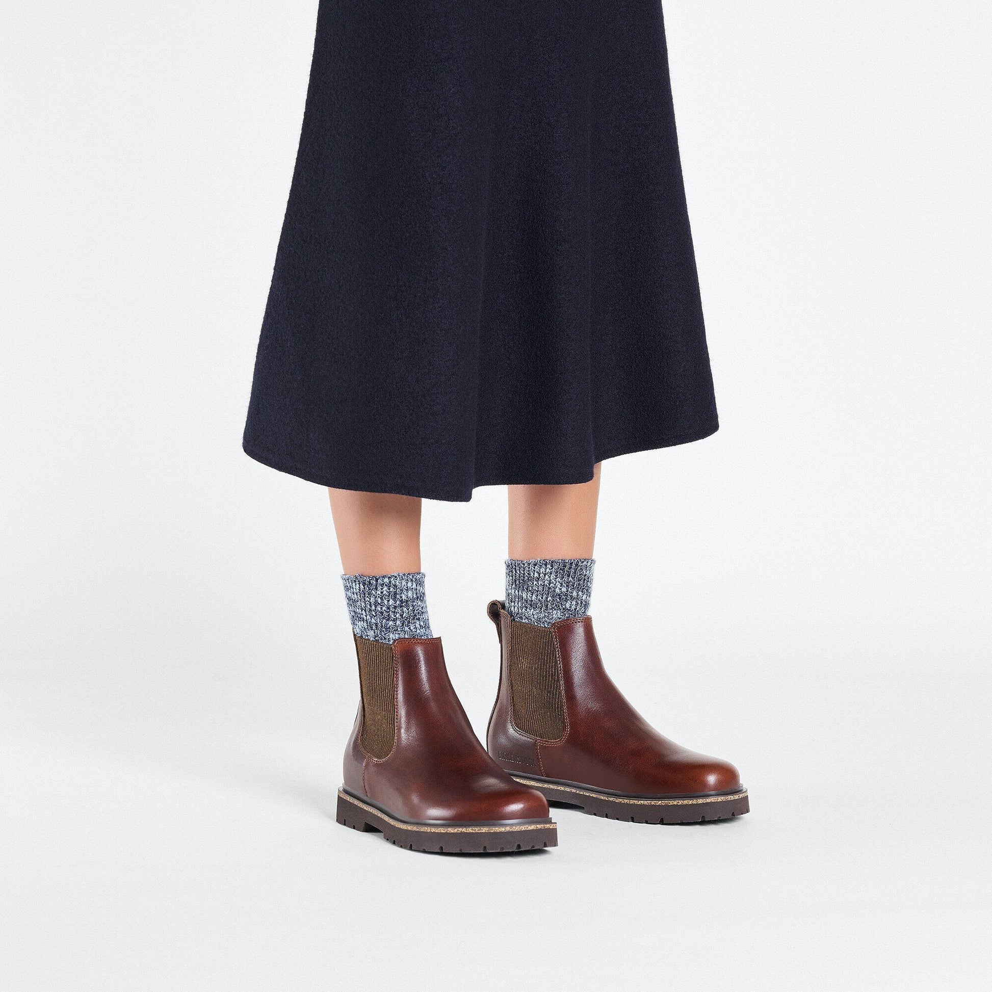 Highwood Slip On | Women | Leather | Chocolate - Boot - Birkenstock