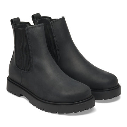 Highwood Slip On | Women | Oiled Leather | Black - Boot - Birkenstock