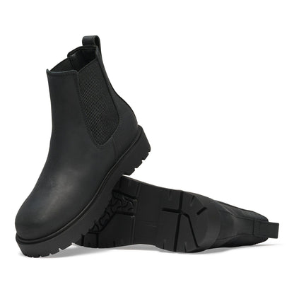 Highwood Slip On | Women | Oiled Leather | Black - Boot - Birkenstock