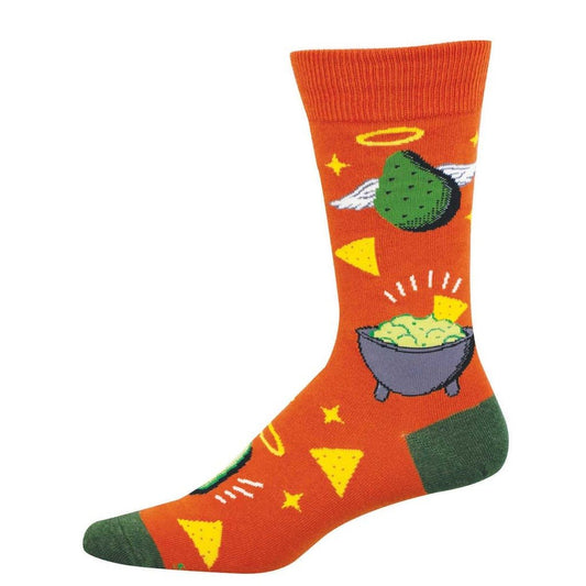 Holy Guacamole | Men | Burnt Orange - socks - Socksmith