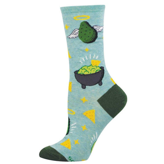 Holy Guacamole | Women | Blue Heather - socks - Socksmith
