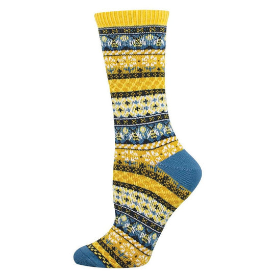 Honey Bees | Women | Yellow - socks - Socksmith