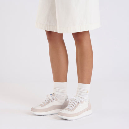 Honnef City | Suede/Textile | Antique White - shoe - Birkenstock