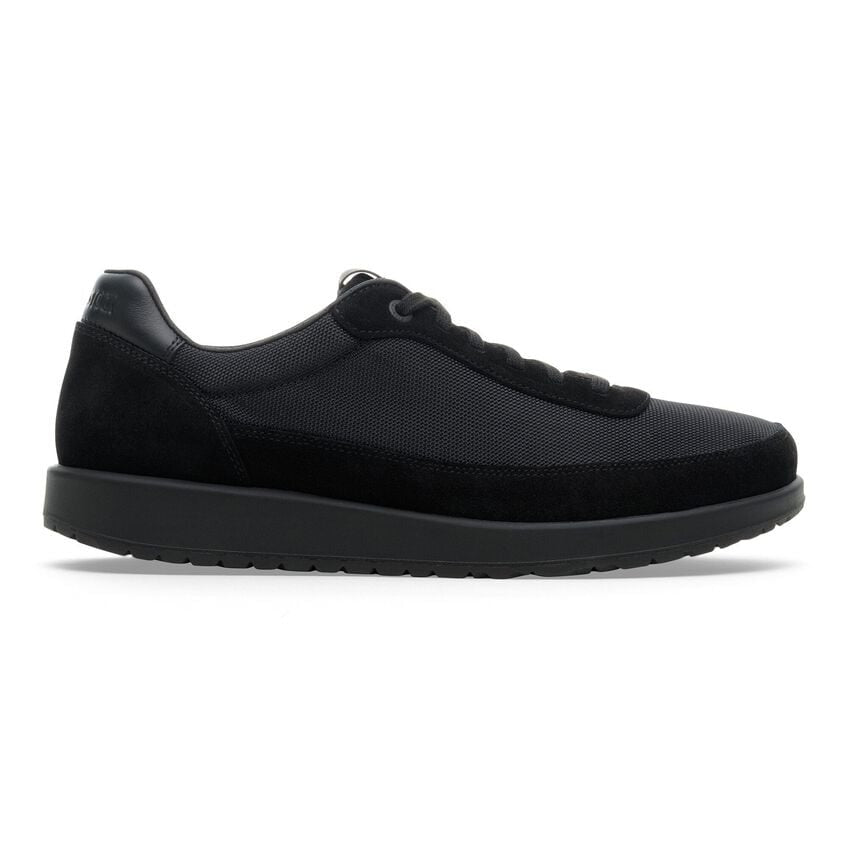 Honnef City | Suede/Textile | Black/Black - Shoe - Birkenstock