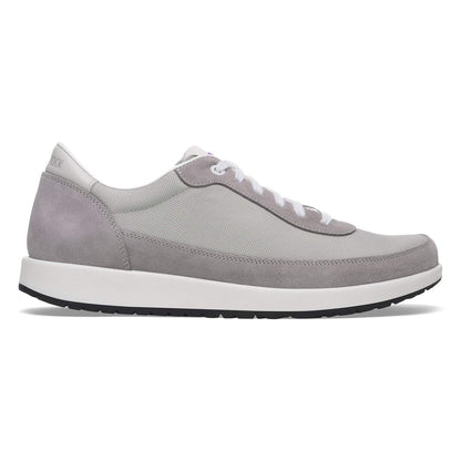 Honnef City | Suede/Textile | Whale Gray/Stone Coin - shoe - Birkenstock
