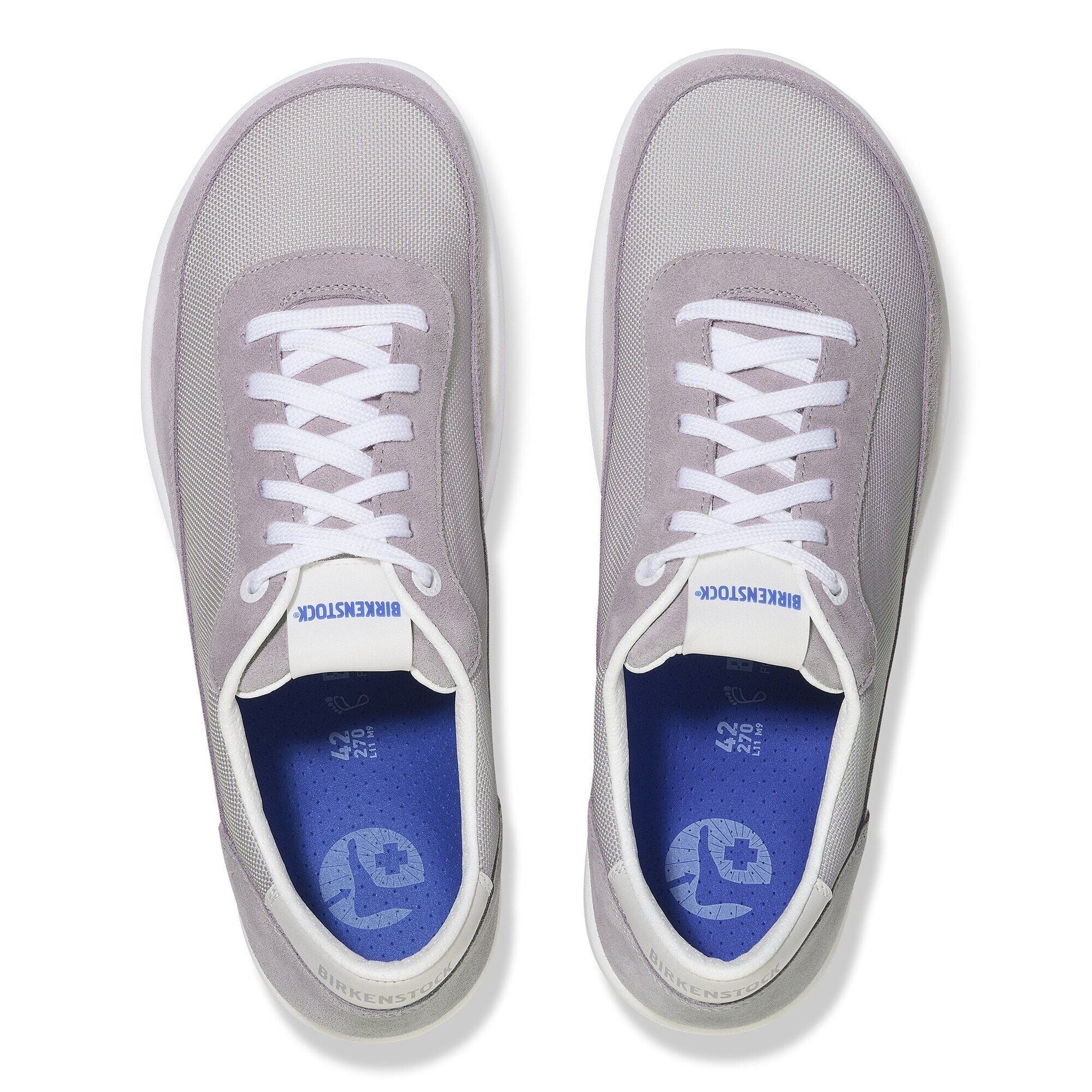 Honnef City | Suede/Textile | Whale Gray/Stone Coin - shoe - Birkenstock