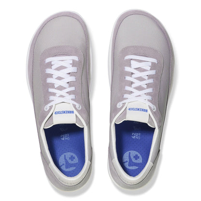 Honnef City | Suede/Textile | Whale Gray/Stone Coin - shoe - Birkenstock