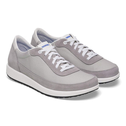 Honnef City | Suede/Textile | Whale Gray/Stone Coin - shoe - Birkenstock