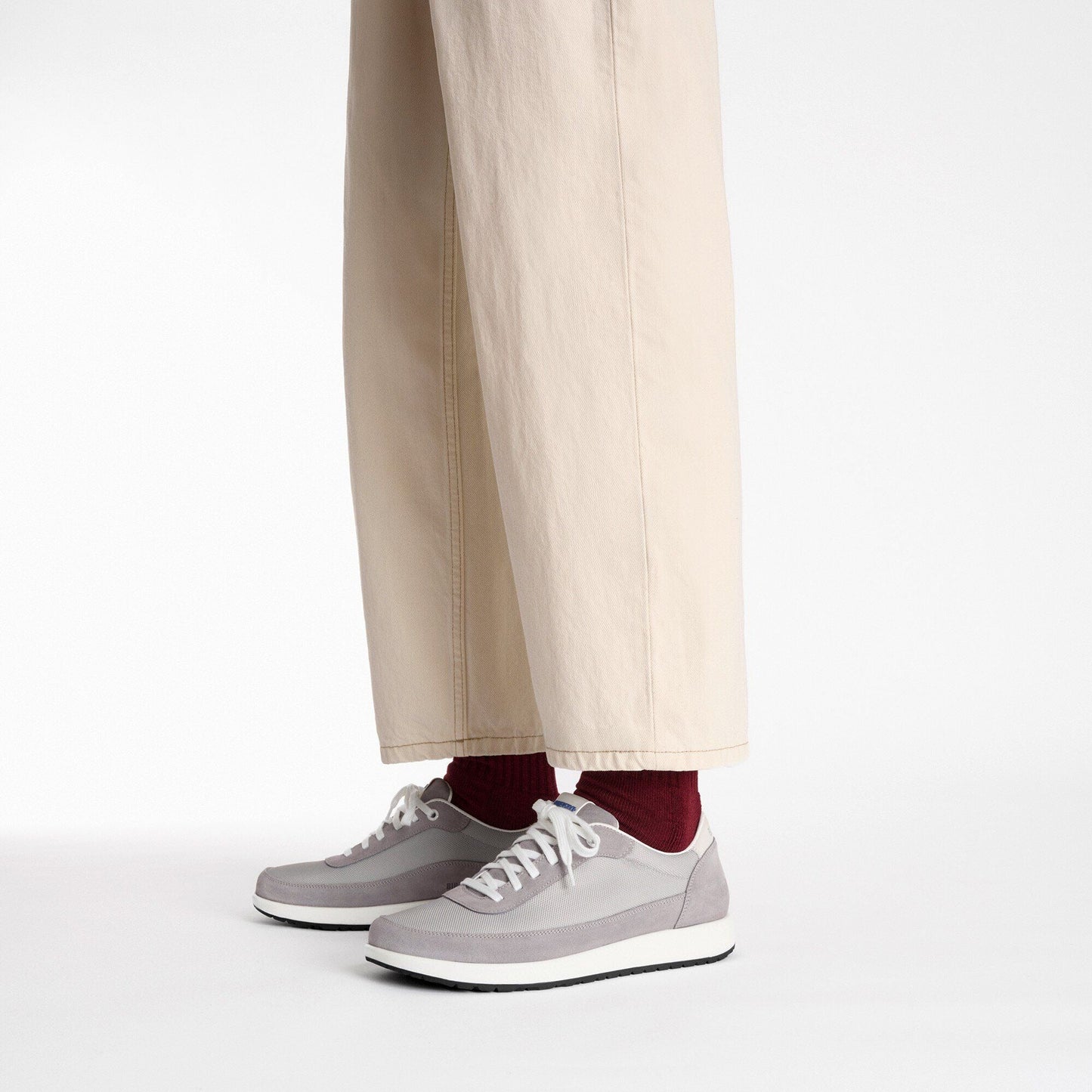 Honnef City | Suede/Textile | Whale Gray/Stone Coin - shoe - Birkenstock