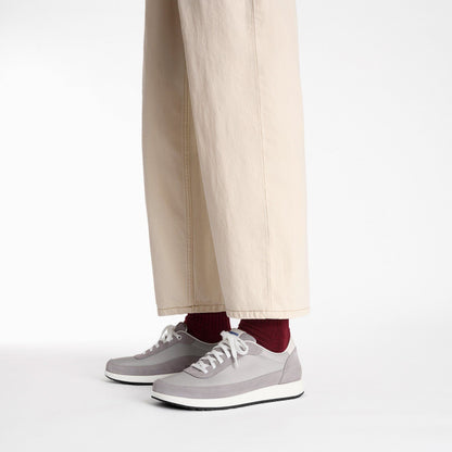 Honnef City | Suede/Textile | Whale Gray/Stone Coin - shoe - Birkenstock