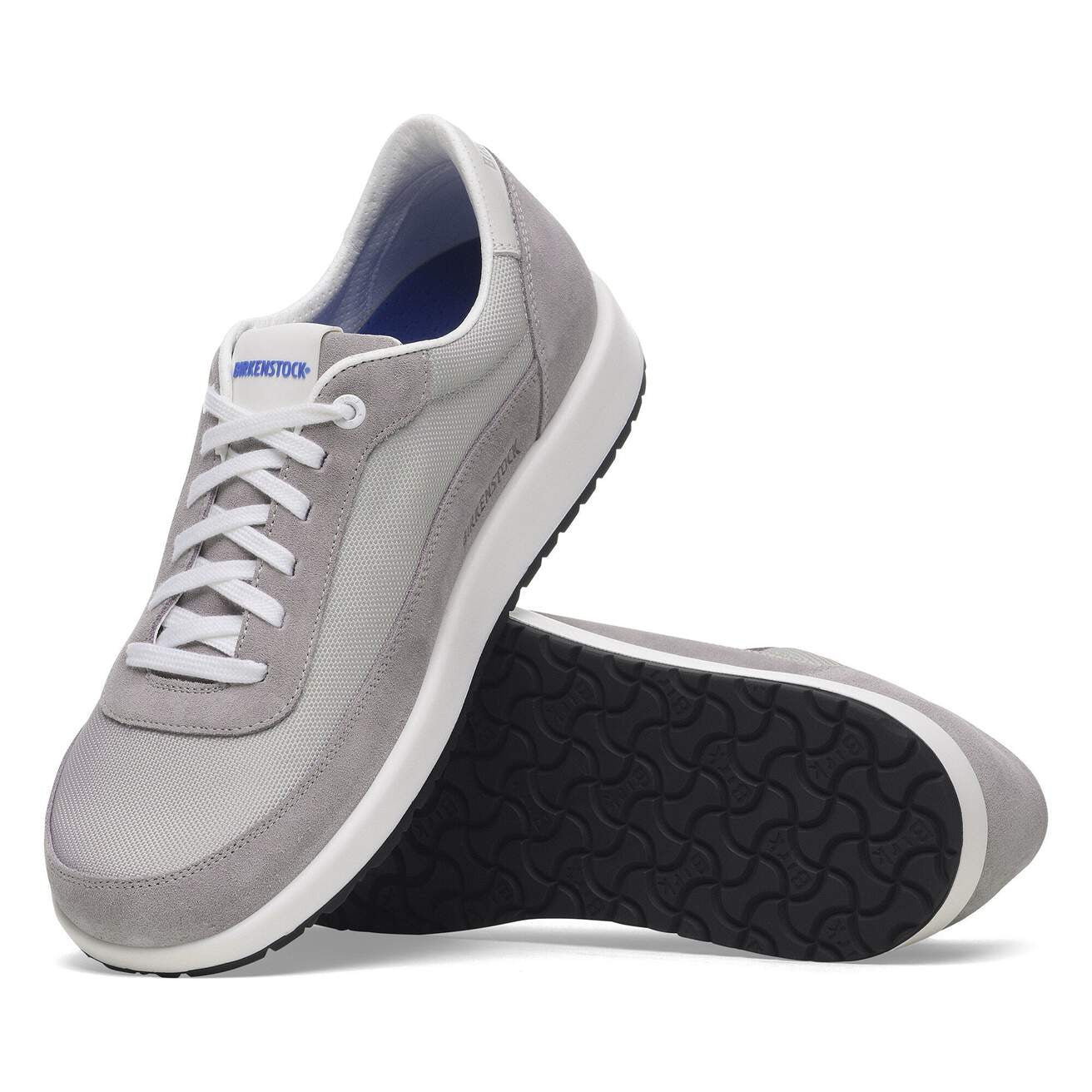 Honnef City | Suede/Textile | Whale Gray/Stone Coin - shoe - Birkenstock