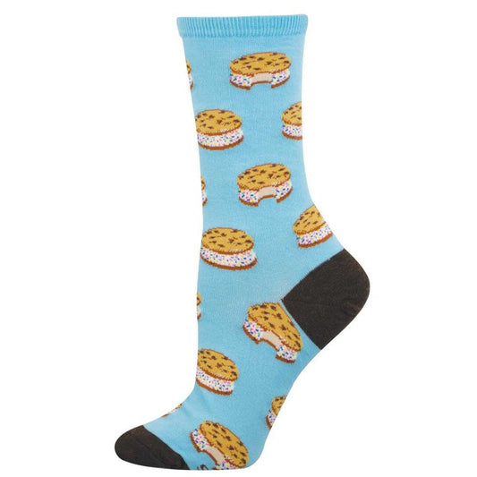 Ice Cream Sandwich | Women | Blue - socks - Socksmith