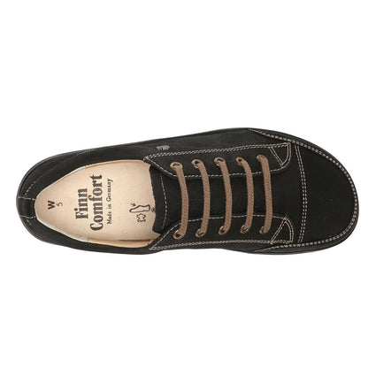Ikebukuro | Nubuck | Black Rodeobuk - shoe - Finn Comfort