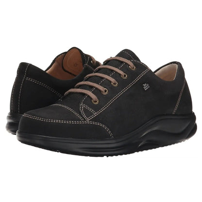 Ikebukuro | Nubuck | Black Rodeobuk - shoe - Finn Comfort