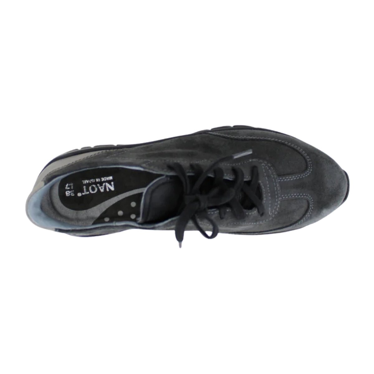 Infinity | Suede/Nubuck/Leather | Midnight Foggy Gray - shoe - Naot